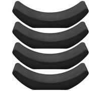 Kisangel 4 Pièces Supports de Rack pour Haltères Antidérapants Coussinets Caoutchouc pour Support Barre Protège-équipement Réduit Bruit de Accessoires Portables pour Rangement Poids