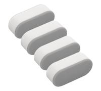 Kisangel 4 pièces Tampon Lunette Wc Pare-chocs Siège Toilette Adhésif Antidérapant pour Abattant et Rehausseur Accessoire Bidet Stable et Sécurisé