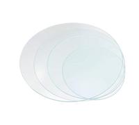 Kisangel 4 Pièces Verre de Montre Épaissi Résistant Haute Température pour Utilisation en Laboratoire, Accessoires pour Expérimentations Scientifiques