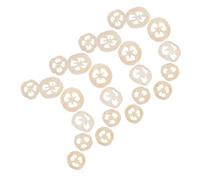 Kisangel 40 pièces Lot de Tranches Naturelles de Loofah pour Rongeurs Jouets à Mâcher Doux pour Hamster Lapin Cochon Chinchilla et Petits Animaux Soins Dentaires Portables et Ennui