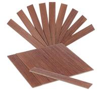 Kisangel 40 Pièces Miniature Dollhouse Flooring Self-Adhesive Wood Grain Tiles Peel and Stick Mini DIY Floorboards for Model Decor