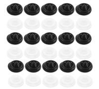 Kisangel 40 Pièces Patins Antidérapants Snowboard Tapis Traction Autocollant Transparent et Noir Grip Hiver pour Ski et Sports de Glisse