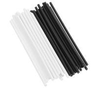 Kisangel 40 Repères Latéraux de Touche de Guitare 15 Mm Kit 40 Pièces Noir et Blanc Marqueurs Incrustés pour Manche de Guitare Acoustique et Basse Outils de Réglage et Apprentissage