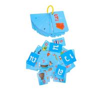 Kisangel 45 pièces Thaï pour Garçon Fille Matériel Éducatif Lumineux et Ludique Cartes Dapprentissage de et Communication pour Tout Petits Non Verbaux