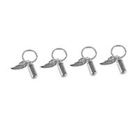 Kisangel 4Pcs Urne Porte-Clés Urnes pour Chiens pour Cendres Urne pour Animaux De Compagnie Décorer Mini Urnes pour Cendres Porte-Clés Porte-Clés en Cendres Urne Porte-Clés Pendentifs