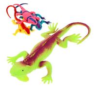 Kisangel 4pièces Jouets De Lézard Simulation Modèles Éducatifs Amusants pour Décoration Et Jeux Créatifs