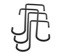 Kisangel 4pièces Support Mural pour Panier Suspendu Crochet pour Panier de Fleurs Support pour Jardinière de Jardin Crochets Muraux pour Plantes Étagère pour Jardinière