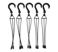 Kisangel 5 Pièces Crochet pour Pot de Fleurs Suspendu, Plastique 2,5 Kg | Installation sans Outil, pour Pots Jusqu’à 25cm, Usage Mural ou Fenêtre, Jardiniers et Appartements