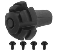 Kisangel 5 Pièces Embouts de Canne de Randonnée Bouchons de Remplacement Antidérapants pour Bâtons de Trekking Protection Stable pour Randonnée Trekking et Alpinisme