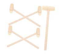 Kisangel 5 pièces Mini Marteau Bois pour Garçon Fille Éducatif de Coordination Main Œil Sûr pour Garçons et Filles