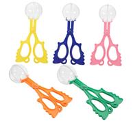 Kisangel 5 Pièces Pince à Insectes Colorée pour Garçon Fille Ciseaux de Capture et Jouets Exploration Extérieure Bleu Rose Orange Jaune Outil Éducatif pour Observer Les Insectes
