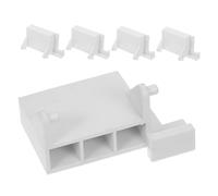Kisangel 5 Pièces Plastic Oven Door Latch Bracket For Microwave Replacement Easy DIY Installation Support For Smooth Opening And Closing