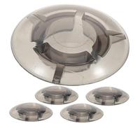 Kisangel 5 Pièces Protection Cap Set For Guitar Effect Pedal Footswitch Ergonomic Mushroom Head Foot Nail Cover Footswitch Topper For Electric Guitar Bass