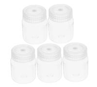 Kisangel 5 Pièces Récipients Plastique pour Médicaments Bouteilles de Culture Tissulaire avec Couvercle Respirant pour Applications et pour et Expériences Scientifiques