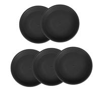 Kisangel 5 pièces Soucoupes Rondes pour Pots de Fleurs Plateaux de Drainage pour Plantes pour Intérieur et Extérieur Conserve Sol Sec Design Pratique et Élégant