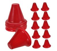 Kisangel 50 Pièces Cônes de Miniatures Plastique de Accessoires de Formation et Objets de Décor pour Courses de Voitures et Table pour Ingénierie et Construction