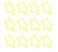 Kisangel 50 Pièces Élastiques Caoutchouc Étoile pour Tours de Magie Accessoires Élastiques à Haute Élasticité pour Spectacles de Scène Fêtes Halloween et Performances de Conjuration