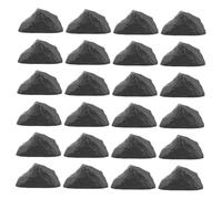 Kisangel 50 pièces Miniature Stones Realistic Texture Mini Rock Accessories for Terrarium Small Space Decoration