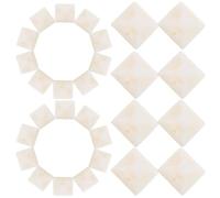 Kisangel 500 Pièces Supports Auto-adhésifs pour Attaches de Câble Blanches en Abs Colle, Base de Fixation Facile à Installer pour Organiser les Clips Câbles Bureau ou Maison