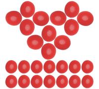 Kisangel 50pcs Embouts en Mousse pour Écouteurs Rouges, Coussinets Absorbants en Éponge de 15mm pour Protection Casque Audio, Confort Maximal pour Oreillette