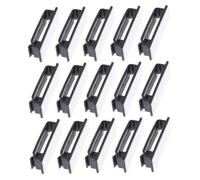 Kisangel 50pièces Câble Serre-fils Auto-adhésif Plastique Fixations Et Rangements Pour Câbles Et Fils Noir