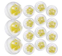 Kisangel 50pièces Hochets pour Animaux Jouets Boule à Bruit Hochet Inserts pour Jouets Au Crochet Boule pour Animaux De Compagnie Insérer Couineurs De Balle pour Balle à Mâcher pour Oi