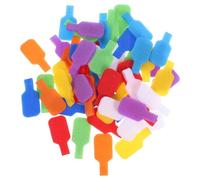 Kisangel 56pièces Étiquettes De Câbles Multicolores Réutilisables Avec Fermeture Auto-agrippante Étiquettes Identification Et Gestion Des Fils Pour Bureaux Informatique Et Câblage Électriq