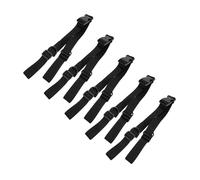 Kisangel 5pièces Lot de Sangles De Fixation pour Valise Et Sac à Dos Sangles De Transport Réglables Et Clips De Rechange pour Bagages Et Équipements