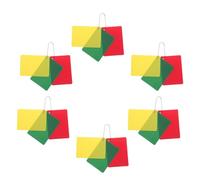 Kisangel 6 Ensembles Cartes D'arbitre de Football pour Match, Jeu de 6 Cartes Solide, Format Standard pour Arbitres Professionnels et Amateurs