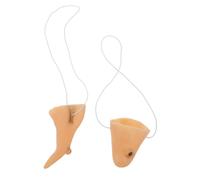 Kisangel 6 Ensembles Witch Nose Chin Costume Accessories With Elastic Band Realistic Wizard Nose For Halloween Party Dress Up Masquerade Cosplay For And Adults