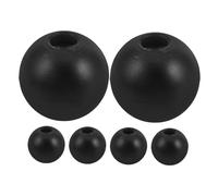Kisangel 6 Pièces Balle De Limite D'équipement De Fitness Fixation du Câble De Poulie Pièces D'équipement De Fitness Accessoires De Gymnastique Black PP