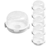 Kisangel 6 Pièces Cache-boutons pour Cuisinière à Gaz en PC Résistant la Chaleur Sécurité Garçon et Filles, Protections Indispensables pour Boutons de Four Cuisine