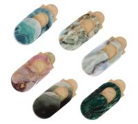 Kisangel 6 pièces Cache Caméra Ordinateur Portable Design Marbre Protection Confidentialité Mince pour Webcam Anti-Rayures Adapté PC et Ordinateurs Tout-