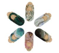 Kisangel 6 pièces Cache Confidentialité Webcam Protection Anti-poussière Motif Marbre Facile à Utiliser Compatible Téléphone PC