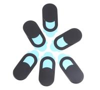 Kisangel 6 pièces Cache Webcam Coulissant pour PC Portable Tablette Ordinateur Protection Vie Privée Anti-Hacking Housse Caméra Abs Facile à Utiliser