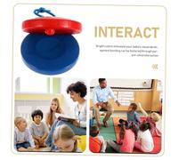 Kisangel 6 pièces Jouets Percussion Bois pour Garçon Fille Colorées Rouge et Bleu Instrument Éveil Musical Orff Éducatif Portable pour Garçons et Filles