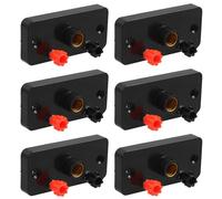 Kisangel 6 pièces Kit de Douilles à Vis pour Électricité pour Expériences de Circuits Scolaires et Matériel de Laboratoire