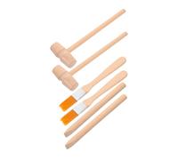 Kisangel 6 pièces Kit Excavation Archéologique pour Garçon Fille avec Marteau et Brosse Éducatif de Fouille Dinosaures et Gemmes pour Garçons et Filles