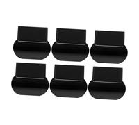 Kisangel 6 pièces Lève-abattant Wc Portable PC Robuste Accessoire Salle de Bain Pratique Poignée Hygiénique pour Cuvette Toilette Lot de Installation Facile