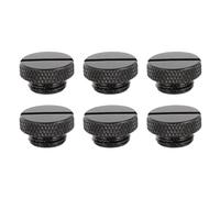 Kisangel 6 pièces Lot de Bouchons Arrêt Laiton pour Refroidissement PC Anneau Étanchéité avec Joint Torique Anti-corrosion Compact et Léger pour Système Watercooling