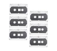 Kisangel 6 Pièces Lot de Cassettes Audio Vierges avec Boîtiers Enregistrables pour Enregistrement de Musique Conférences et DIY Créatif