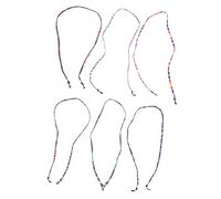 Kisangel 6 pièces Lot de Cordons Élastiques Antidérapants pour Lunettes de Sport Légers et Colorés Adaptés à Lunettes de Soleil et Montures Variées Maintien Stable pour Adultes et Garçon