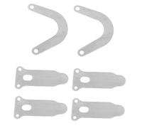 Kisangel 6 pièces Plaques de Soupape Métal Forme Langue pour Compresseur Air Lot de Résistant Fatigue Thermique Contrôle Précis Pression Accessoire Robuste pour Compresseur