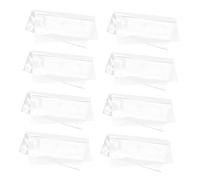 Kisangel 60 pièces Lot de Pochettes Autocollantes Transparentes pour Disques Vinyles Protection Anti-Rayures et Poussière Étui Extérieur Renforcé pour Vinyle Facile à Sceller