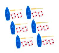 Kisangel 6ensembles Petites Choses Miniatures De Miniatures Soi-même pour Maison De Poupée avec Accessoires Et Décoration De Plage
