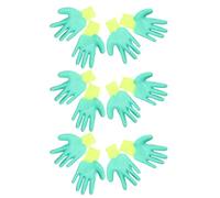 Kisangel 6paires Morsure Lavables pour Manipulateurs Animaux Hamsters Perroquets Et Autres Petits Animaux avec Renfort De Paume pour Sécurité