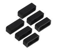 Kisangel 6pcs Boucles de Bracelet de Montre en Silicone pour Smartwatch, Fixation Sécurisée et Design Élégant, Sport Nautique Port Quotidien