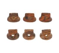 Kisangel 6pcs Ponts en Bois pour Erhu, Accessoires Solide pour Instruments de Musique, Améliore le Son, Style Simple, Remplacement Professionnel pour Erhu Couleur Couleur Aléatoire
