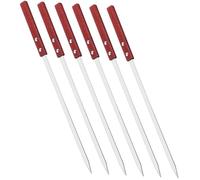 Kisangel 6pièces Brochettes Avec Poignée à Kebab Plat Pour Barbecue Grillades Et Pique-