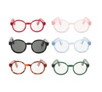 Kisangel 6pièces Lunettes De Poupée Plastique Mini Lunettes De Soleil pour Jouets Accessoires Décoratifs pour Poupées Et Animaux De Compagnie Lot de Petites